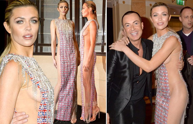 Istri Peter Crouch, Abbey Clancy Tampil Menantang `Tembus Pandang`